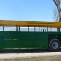 Puspriekabė, priekaba, gyvulių transportas, gyvulių vagonas,gyvulių pervežimo puspriekabė, kiaulių vežimo priekaba, karvių pervežimo priekaba, žemės ūkio priekaba, žemės ūkio puspriekabė, nauja puspriekabė gyvuliams vežti, agro priekaba